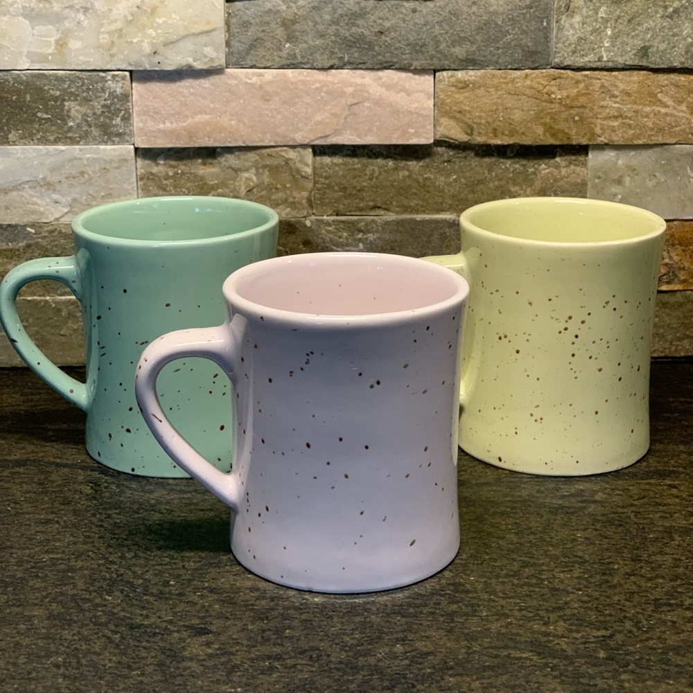 COMFIFY | Set of 3 | Speckled Coffee Mugs